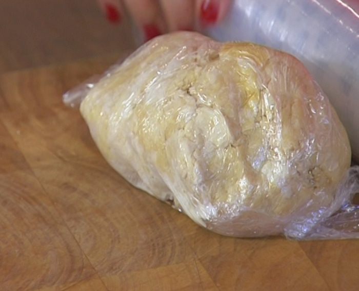 Пирожки с красной рыбой и рисом 