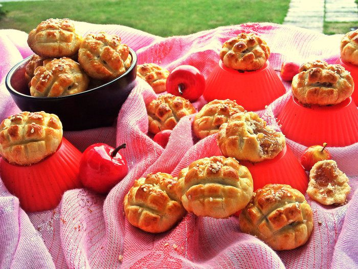 Рассыпчатое китайское печенье с ананасом