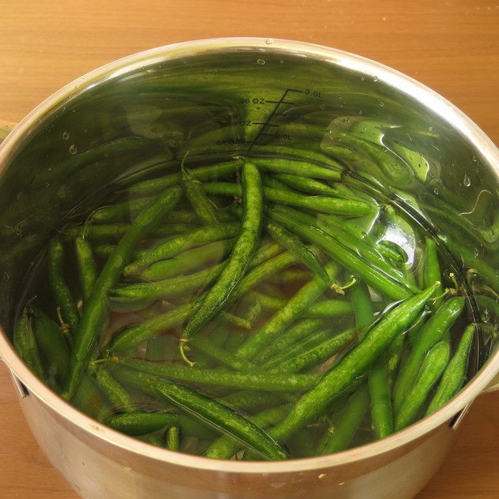 Хрустики из спаржевой фасоли