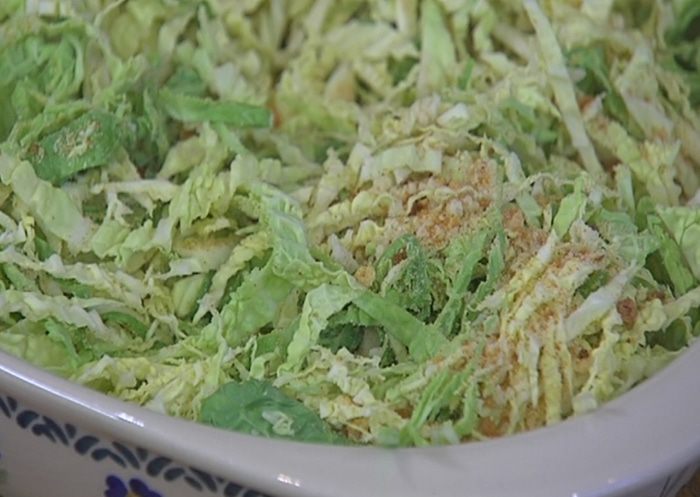 Савойская капуста, запеченная с сыром