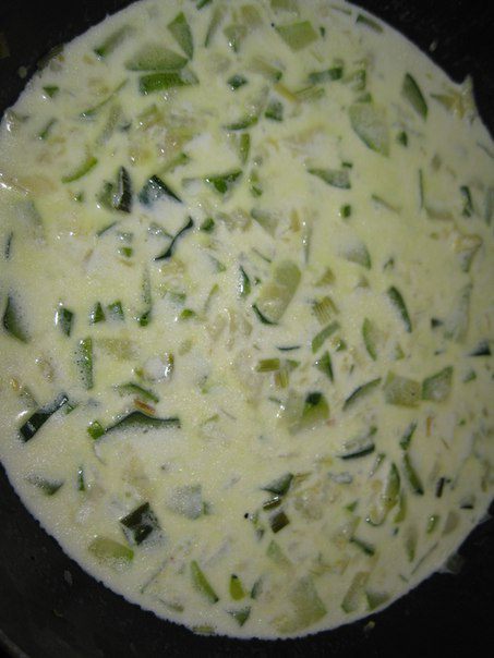 Жульен из кабачков