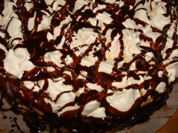 Торт &amp;quot;МариСаль&amp;quot; с банановым заварным кремом