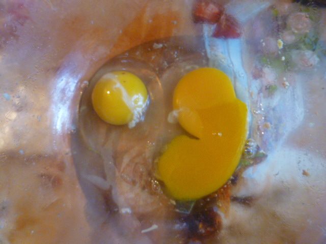 Блинный пирог с мясом 