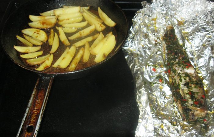 Запеченная рыба &amp;quot;Не все коту минтай&amp;quot;