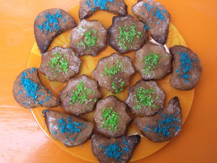 Кофейно-ореховое печенье