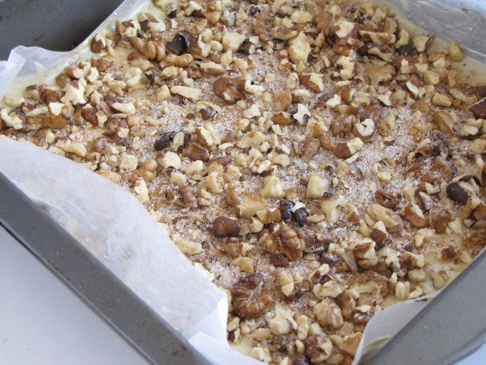 Яблочно-ореховый пирог