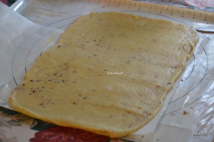 Творожно-маковый рулет