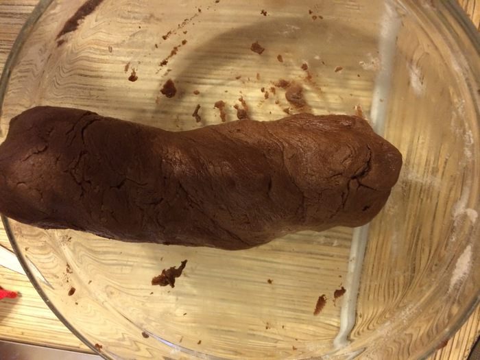 Шоколадно-лимонное печенье в ореховой панировке 