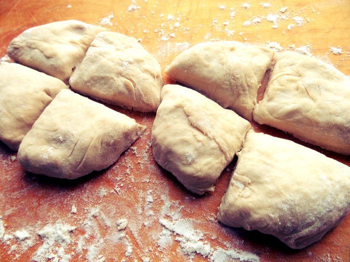 Рыбные кальцоне со шпинатом и рисом