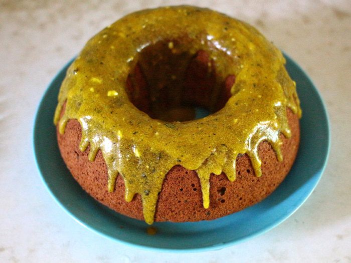 Тыквенный кекс с красной фасолью