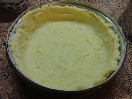 Картофельный пирог с тремя начинками