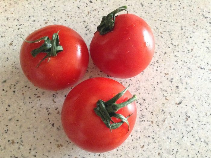 Томаты с яйцом