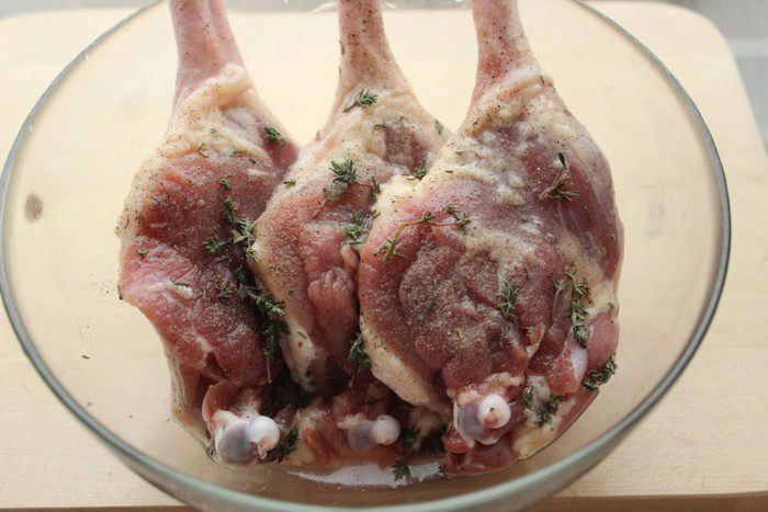 Утка в глинтвейн-маринаде