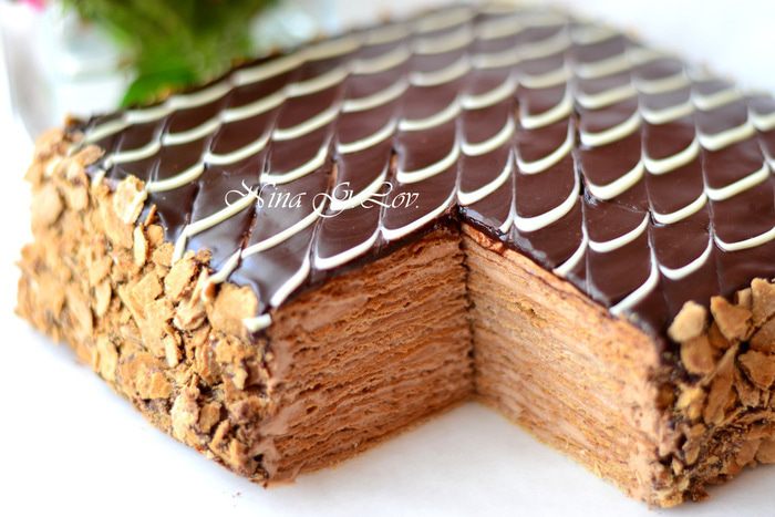 Торт Наполеон &amp;quot;Шоколадно-сливочный&amp;quot;