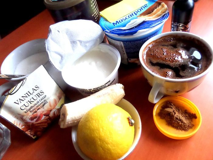 Банановый тирамису с лимонной свежестью