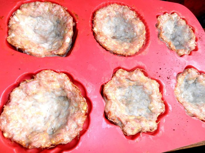 Мясные гнезда для романтического ужина