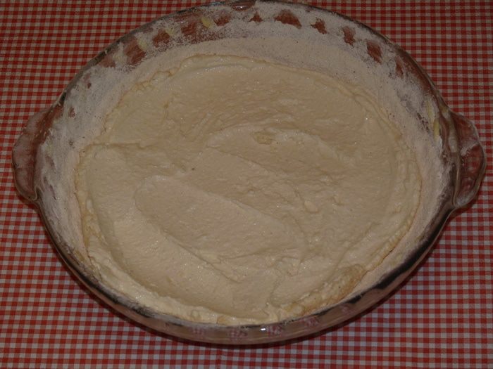 Болгарский пирог с творогом и яблоками