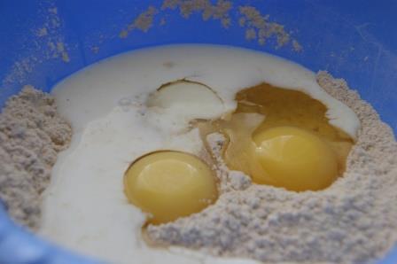 Блинчики из гречневой муки с коньяком