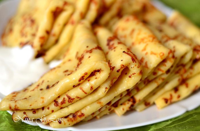 Сырные блинчики