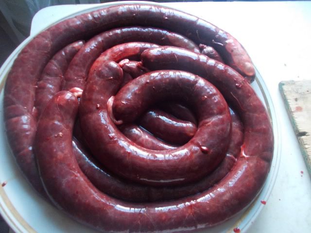 Гречнево-кровяная колбаса