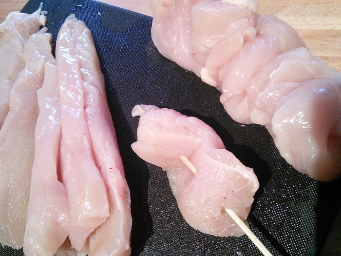 Куриные шашлычки в карри соусе 