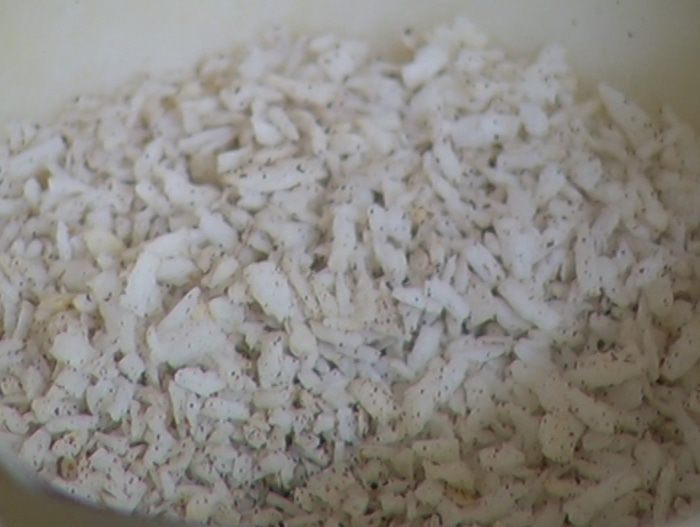 Рисовая каша с шоколадом и кокосовой карамелью 