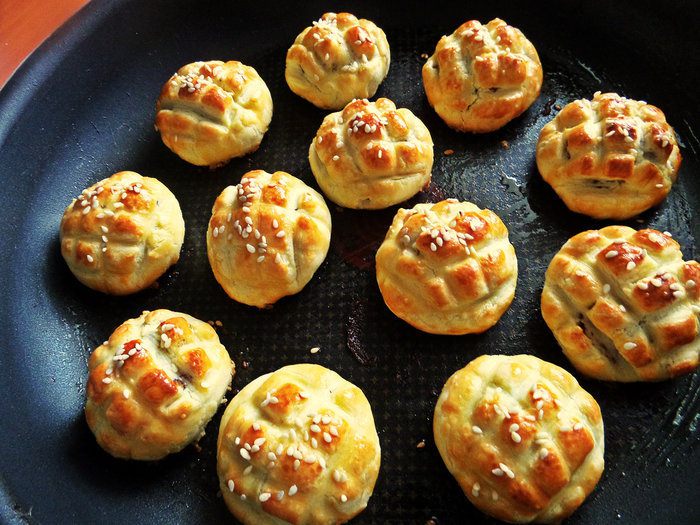 Рассыпчатое китайское печенье с ананасом