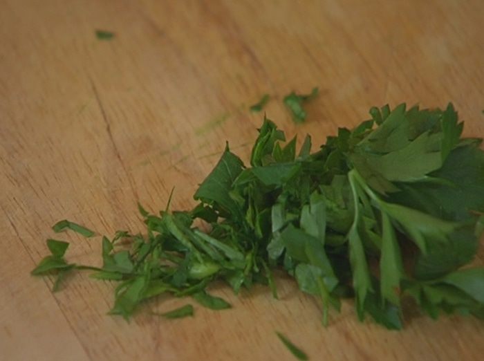 Грибной суп с луком-пореем