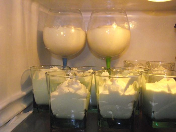 Сливочный мусс - итальянский десерт («Mousse cremoso»)