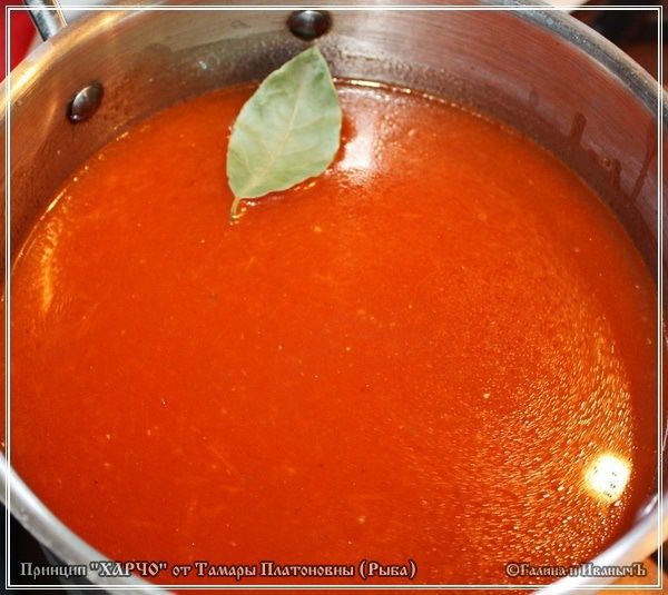 Харчо из рыбы по принципу Сулаквелидзе