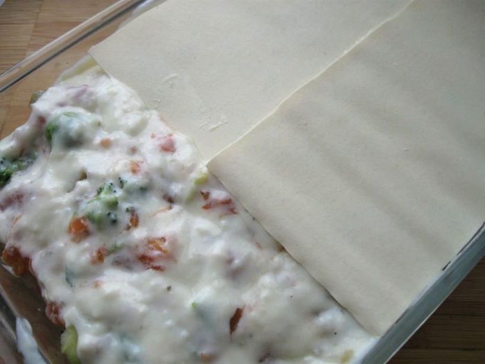 Лазанья с брокколи, брюссельской капустой и грибами &amp;quot;Для Гарфилда&amp;quot;