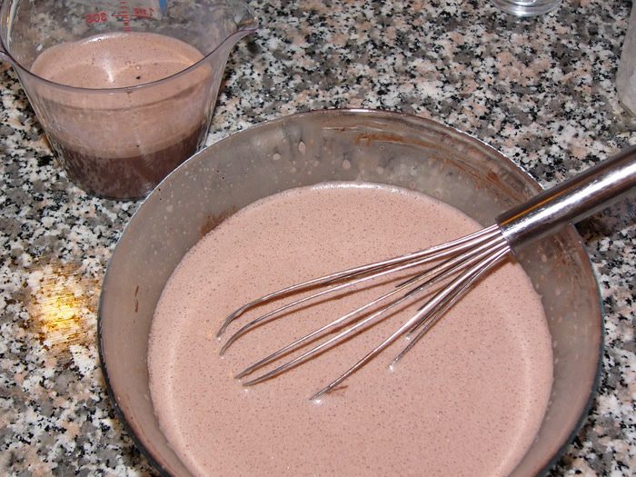 Влажный кекс с какао (Kakaolu ıslak kek)