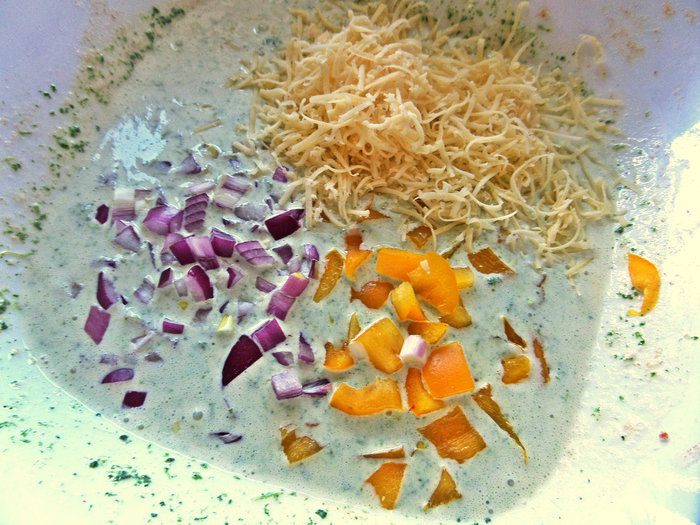 Киш «Тунец с овощами»