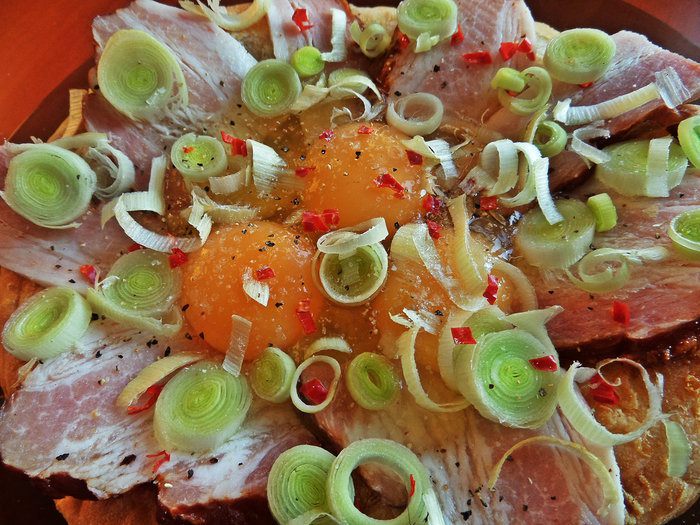 Лепешка с &amp;quot;глазуньей&amp;quot;