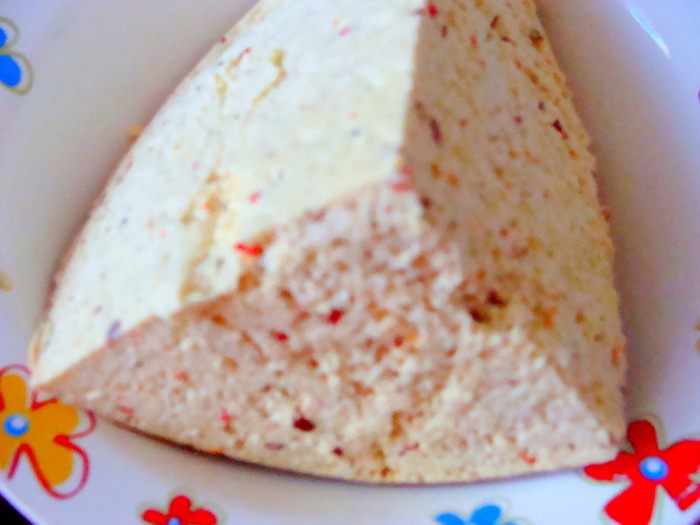Пирог из цельнозерновой муки с капустой и домашним сыром