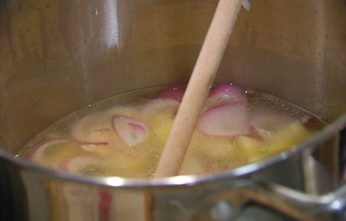 Суп из кабачков и пекинской капусты