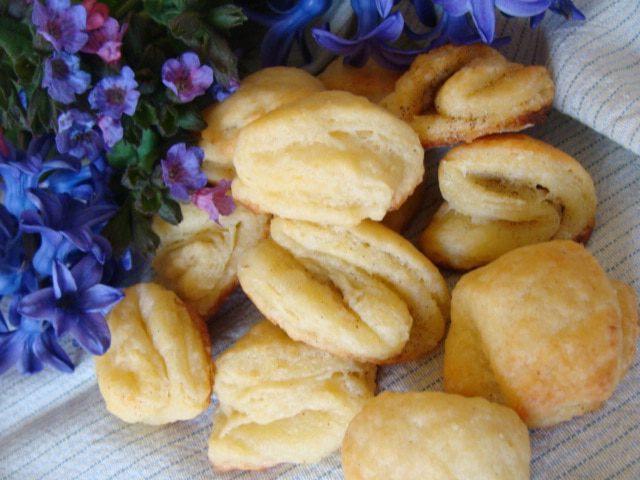 Слоеное творожное печенье &amp;quot;Мамин поцелуй&amp;quot;