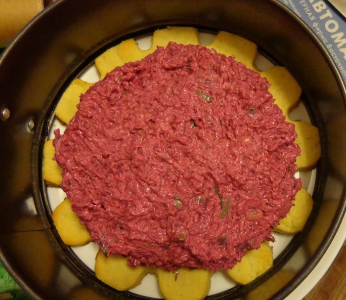 Закусочный чизейк со свеклой &amp;quot;Румяная заря&amp;quot;