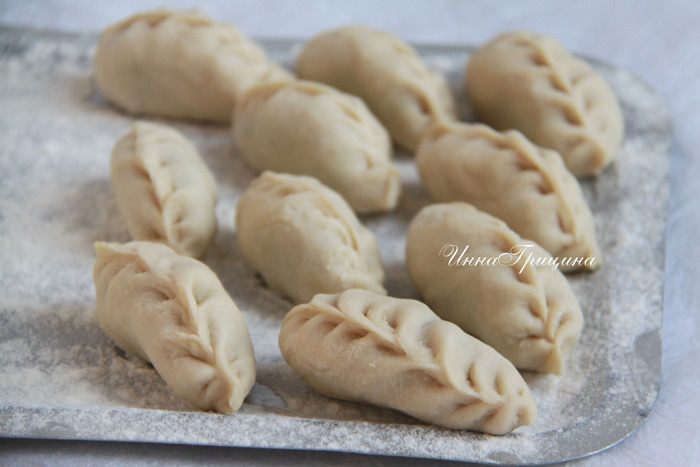 Вареники с картофелем и грибами