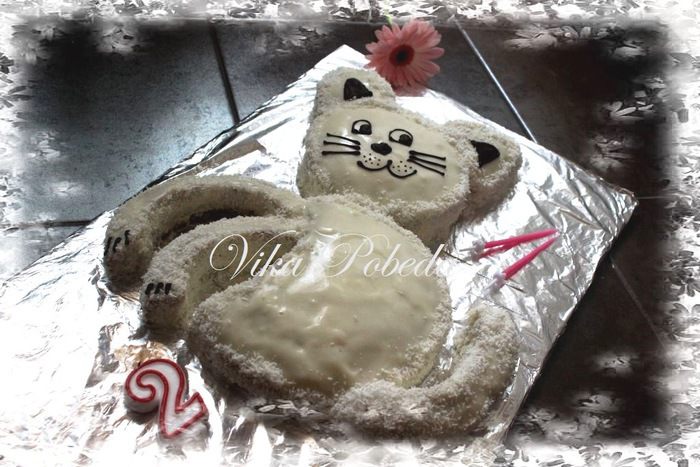 Детский торт &amp;quot;Котик&amp;quot;