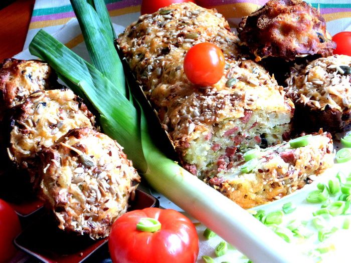 Закусочные овощные кексы