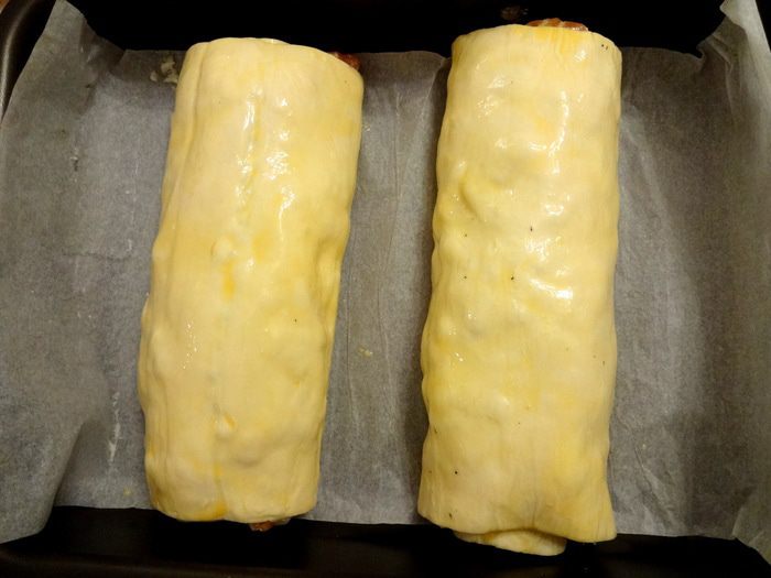 Рулет с форелью