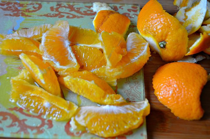 Картофель, запечённый с апельсином