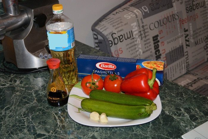 Паста с цукини