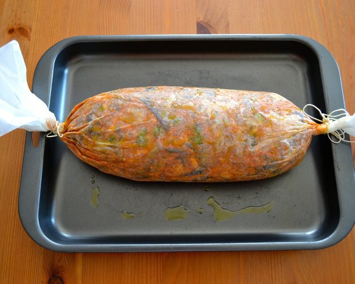 Баклажанный рулет (Polpettone di melanzane)
