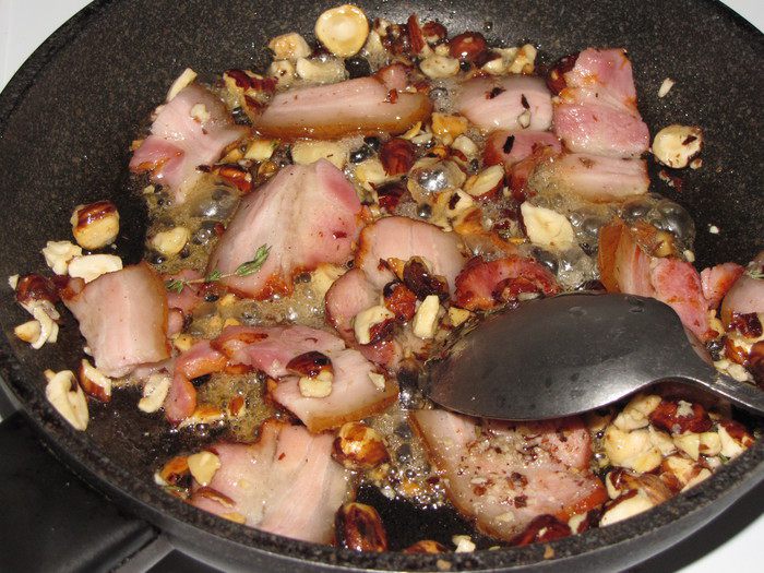 Сырный суп с грудинкой