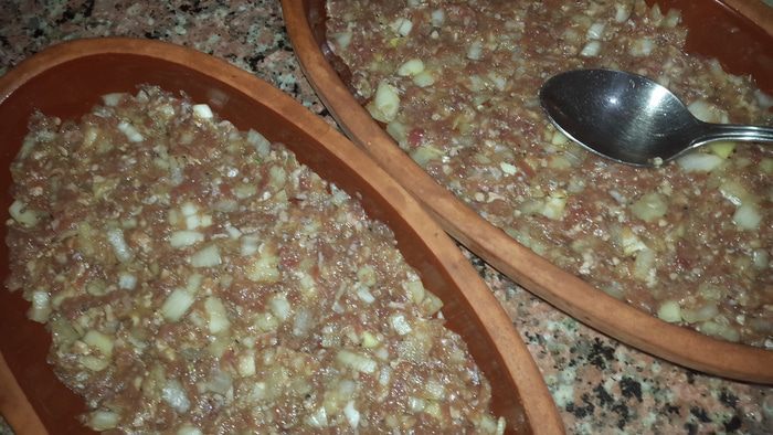 Цветная капуста, запеченная с мясным фаршем