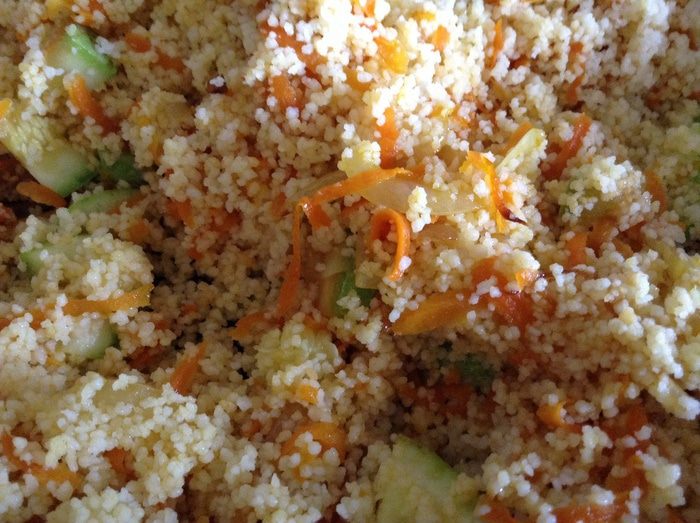 Кускус с кабачками
