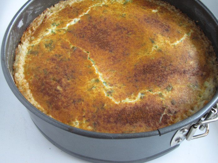 Сырный пирог из лосося