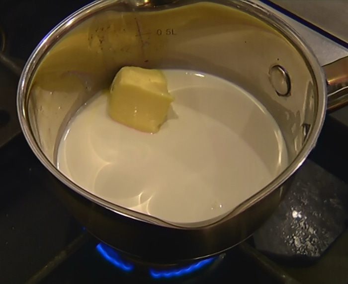 Пудинг на соевом молоке с орехами и корицей 